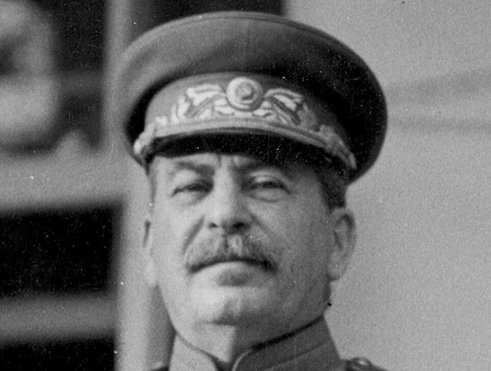 Joseph Stalin during the Tehran Conference