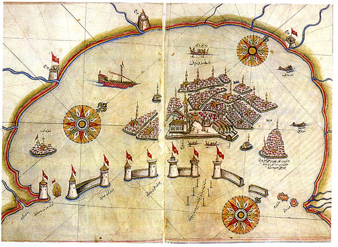 Map of Venice by Piri Reis