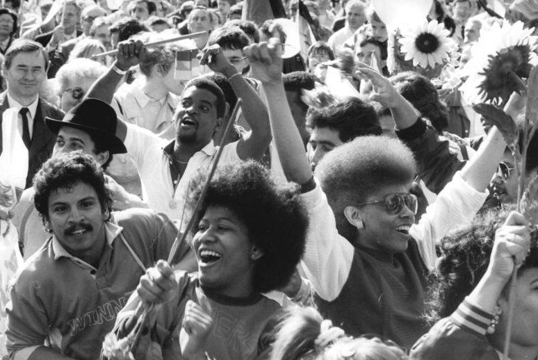 Berlin, May Day Parade, Foreign Participants 1.5.1989