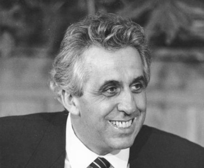 Cropped photograph of East German politician, Egon Krenz