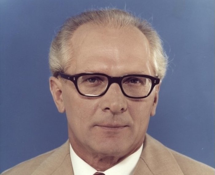 Portrait Photo of Erich Honecker Chairman of the State Council of the German Democratic Republic