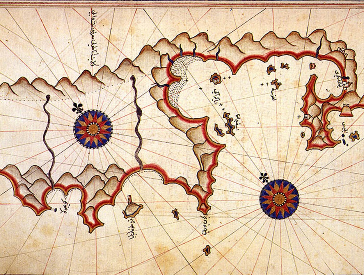 Piri Reis - An old map of the world