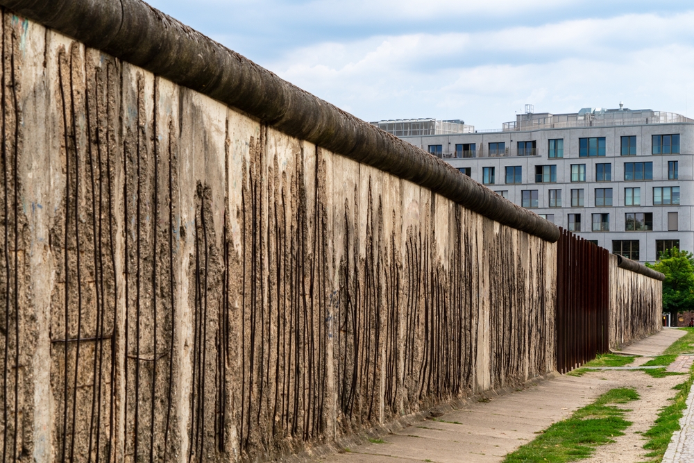 Berlin Wall Memorial commemorates the division of Berlin
