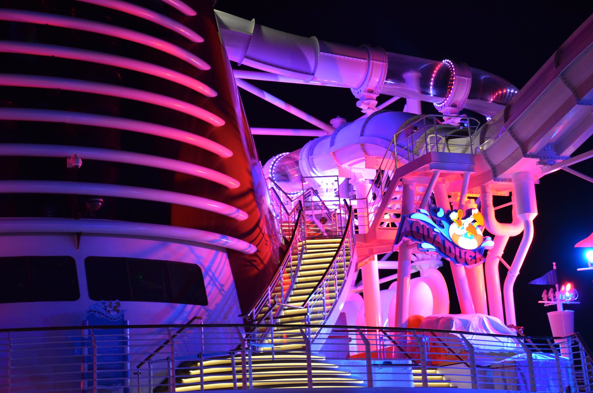 Stairs Up To The Aquaduck