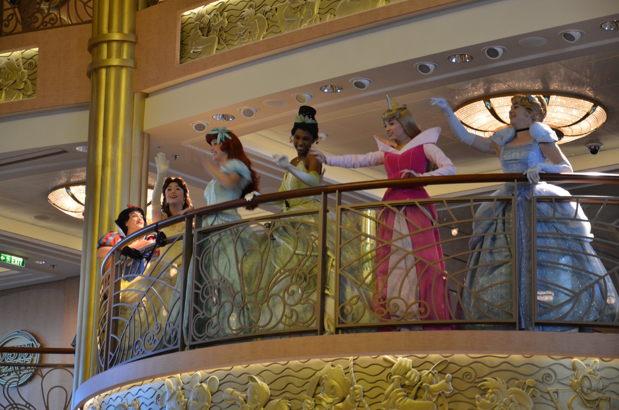 The Princesses Wave Hello