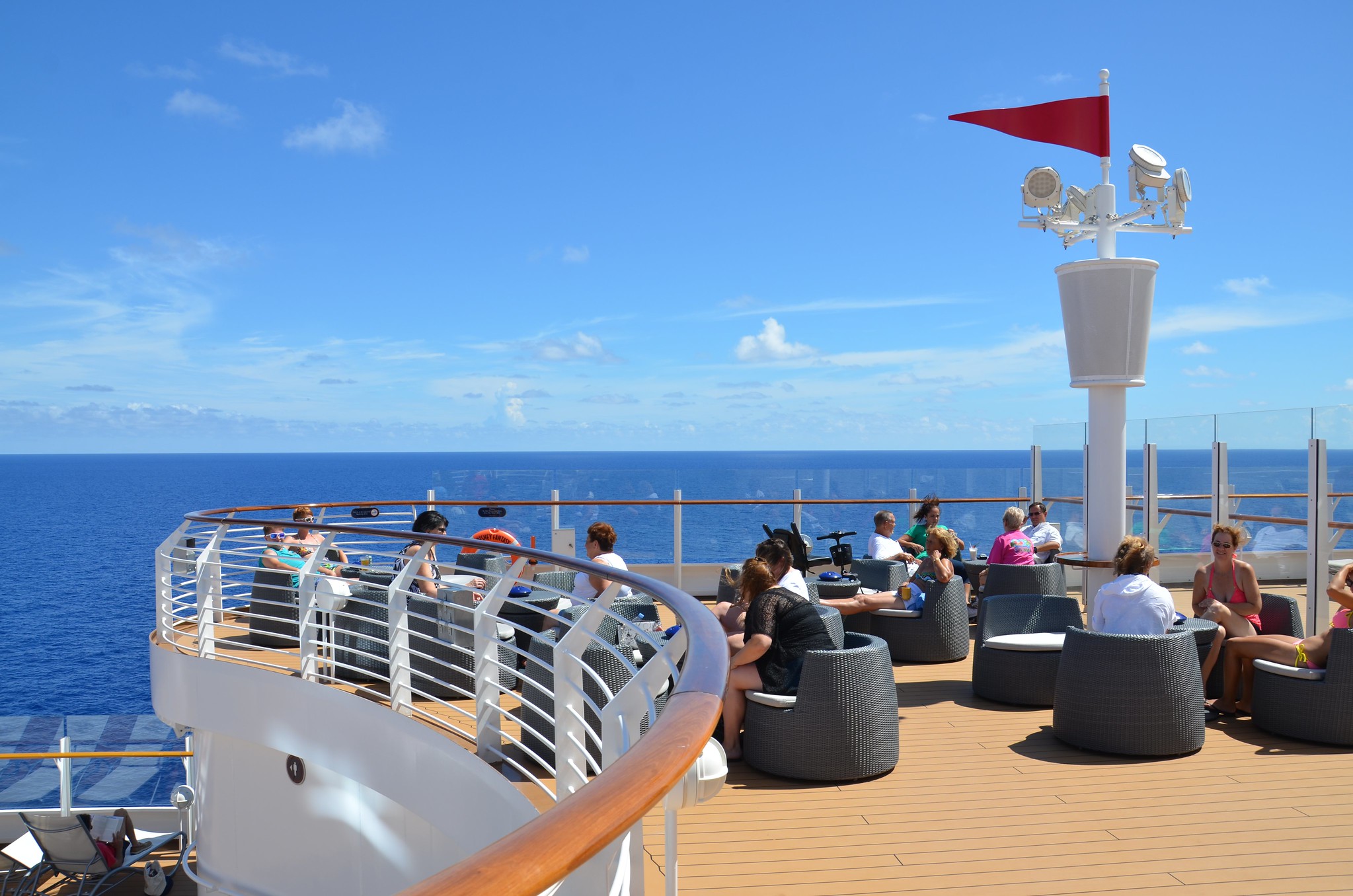 Deck 13 on the Disney cruiser