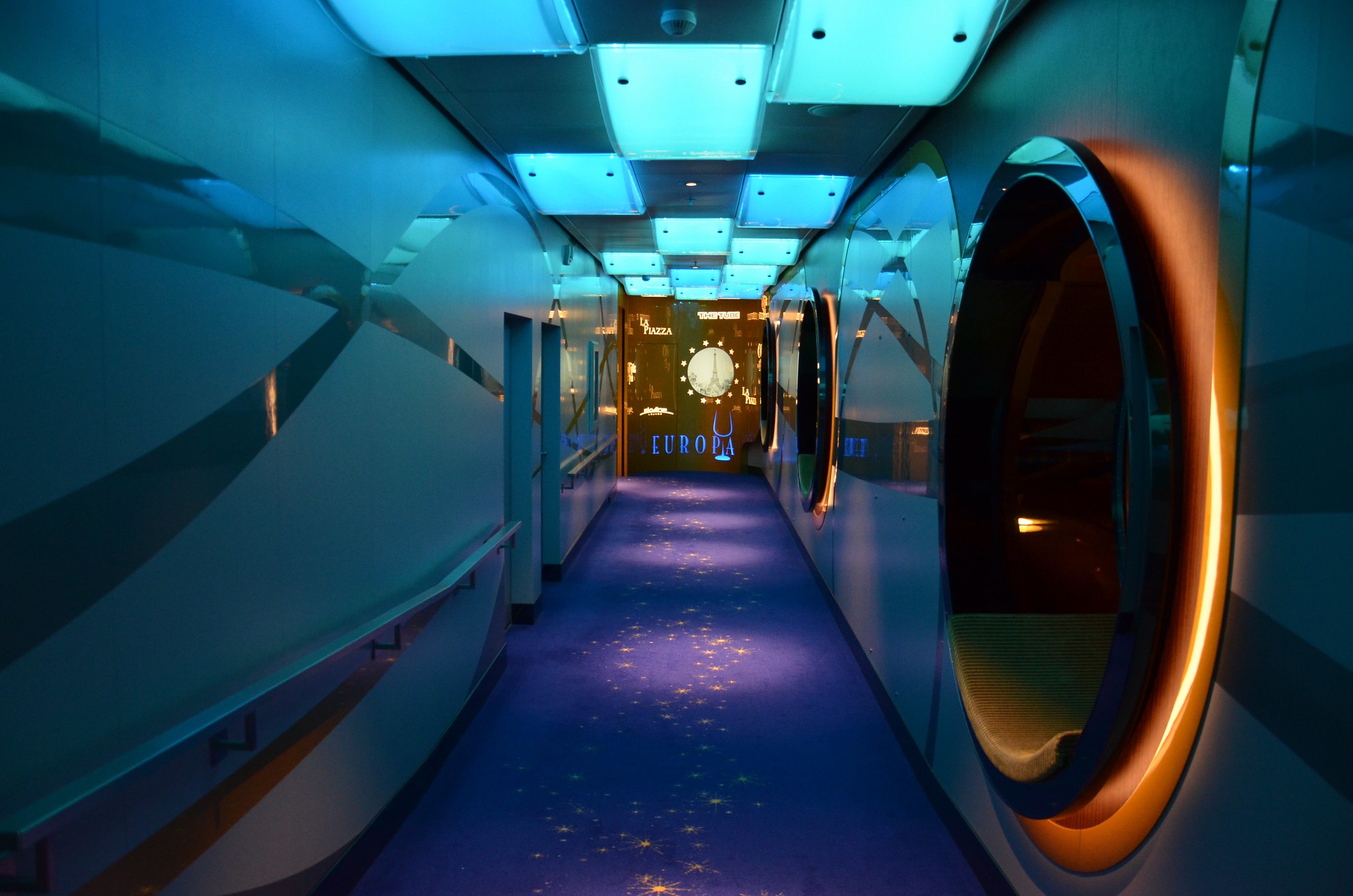 Inside the Disney cruiser