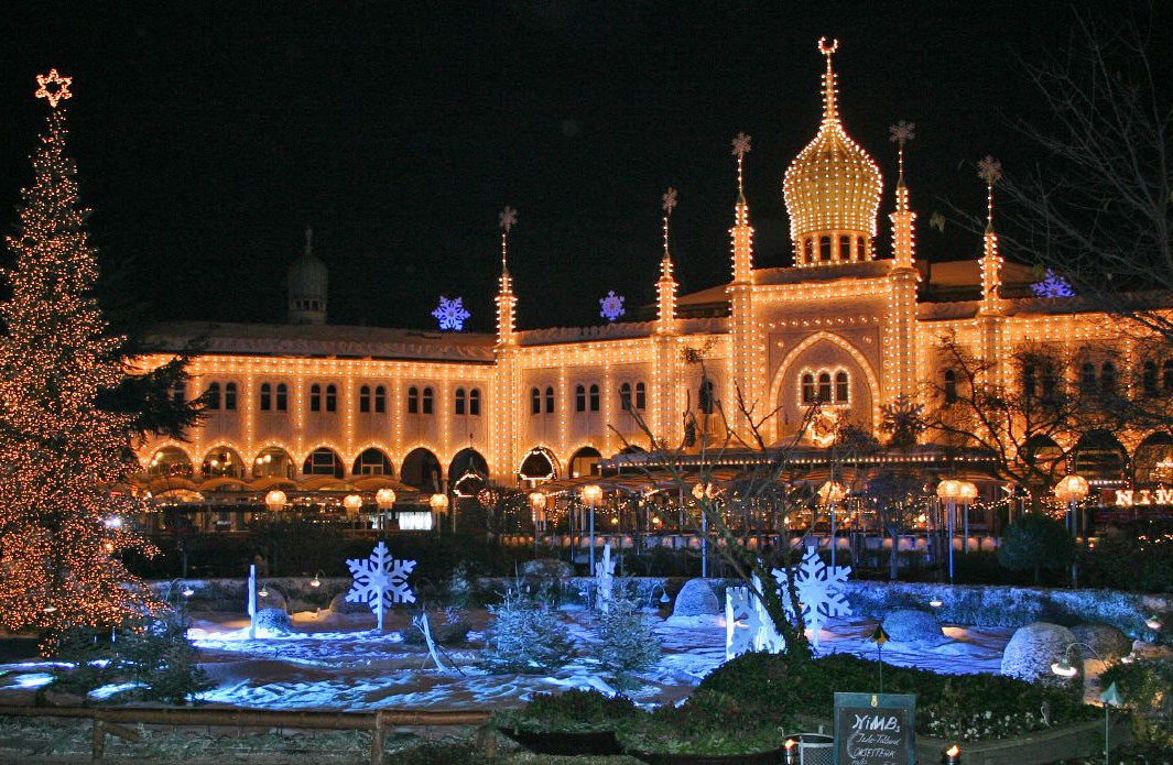 A view of the Nimb restaurant inside Tivoli Gardens