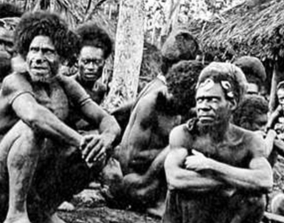 Koiari Chiefs, British New Guinea - 1885