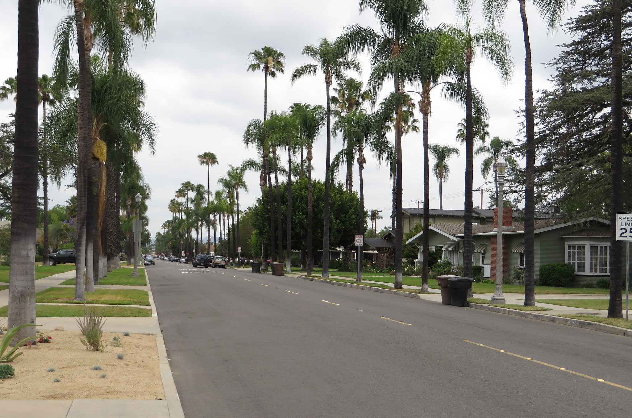 Neighborhood Near Downtown Anaheim, California