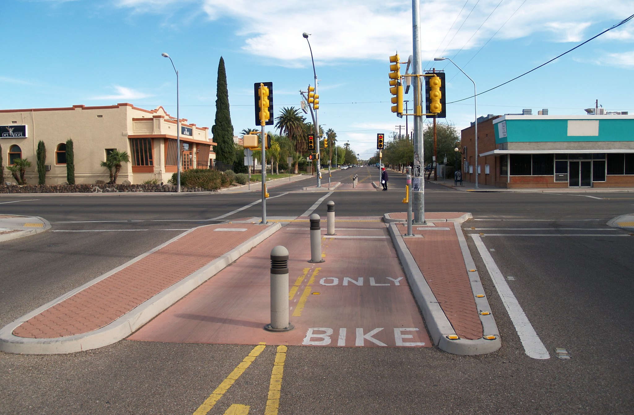Bike boulevard in Tucson, Arizona