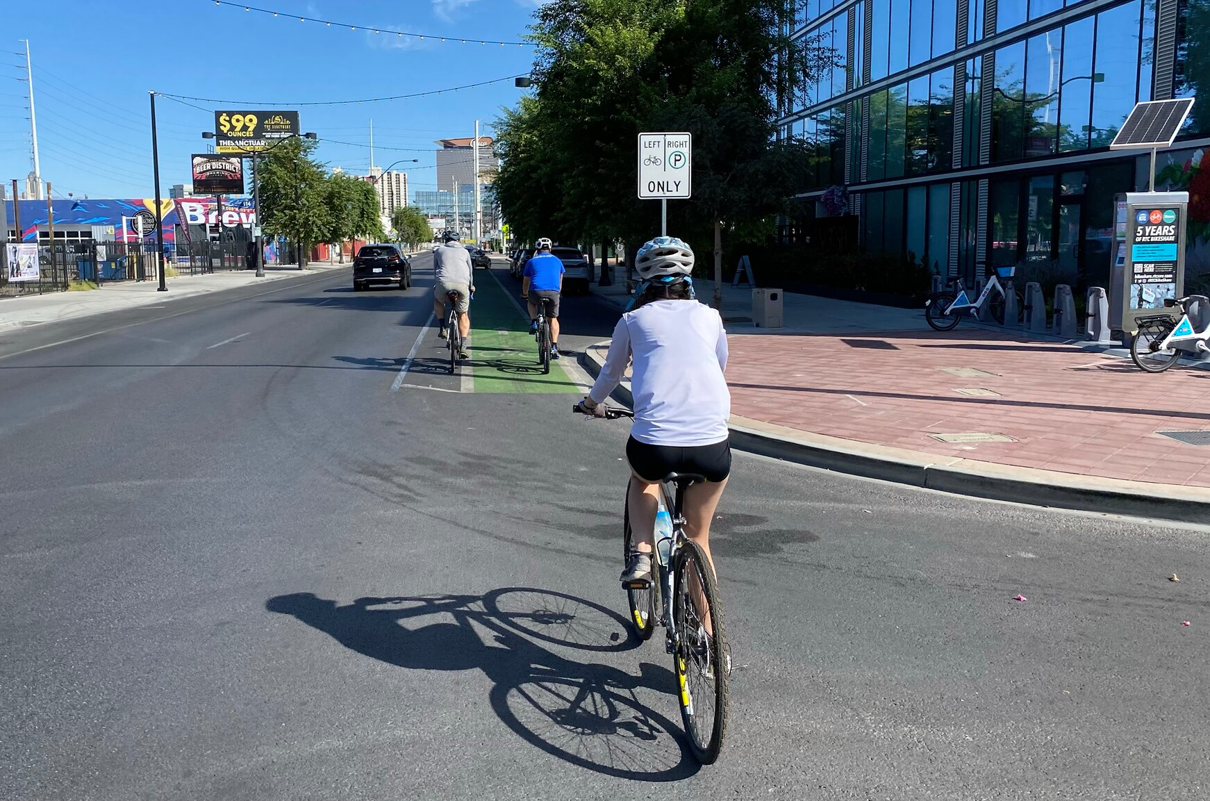 Bikers on the streets of Las Vegas