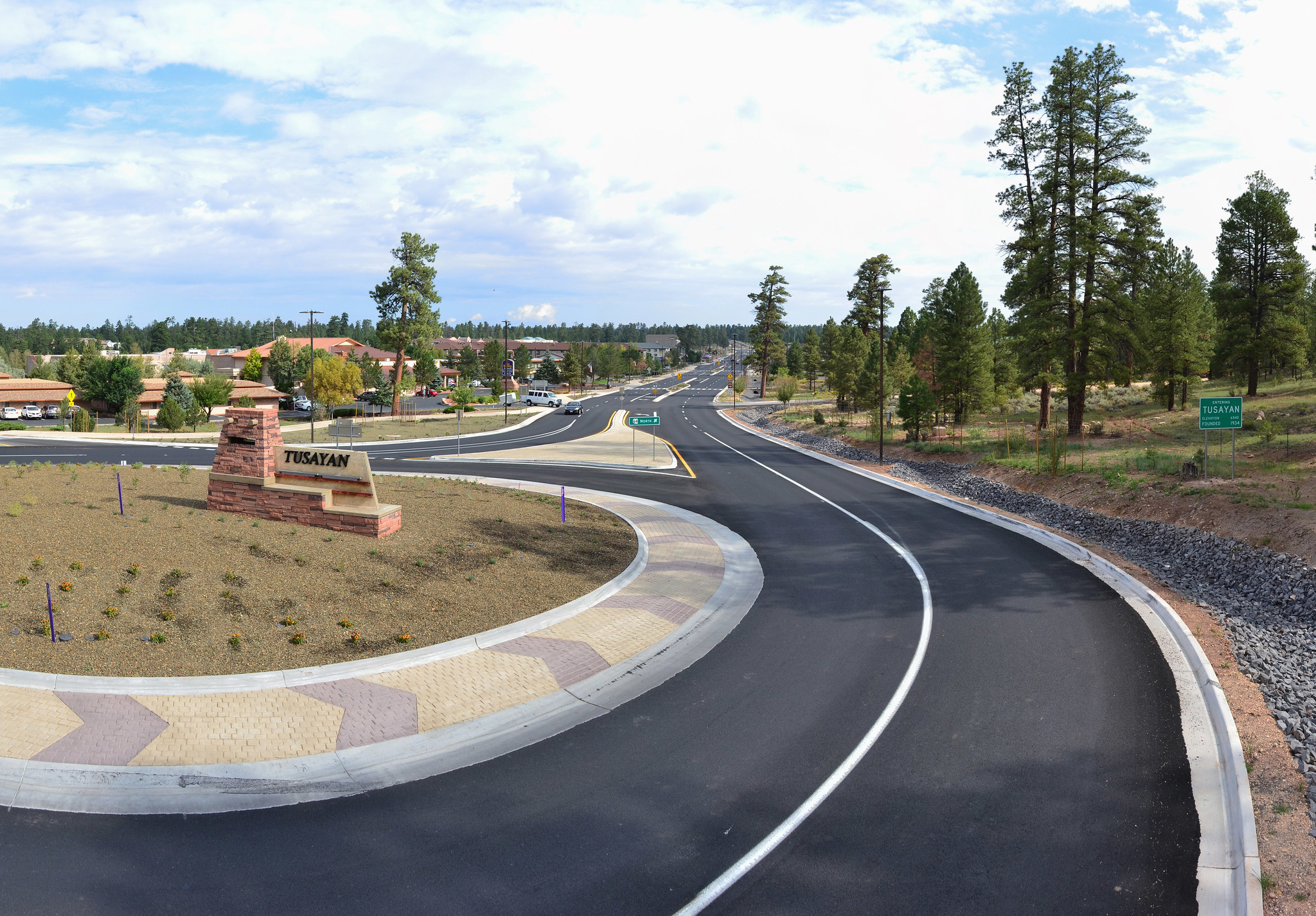 Roundabout at Grand Canyon National Park