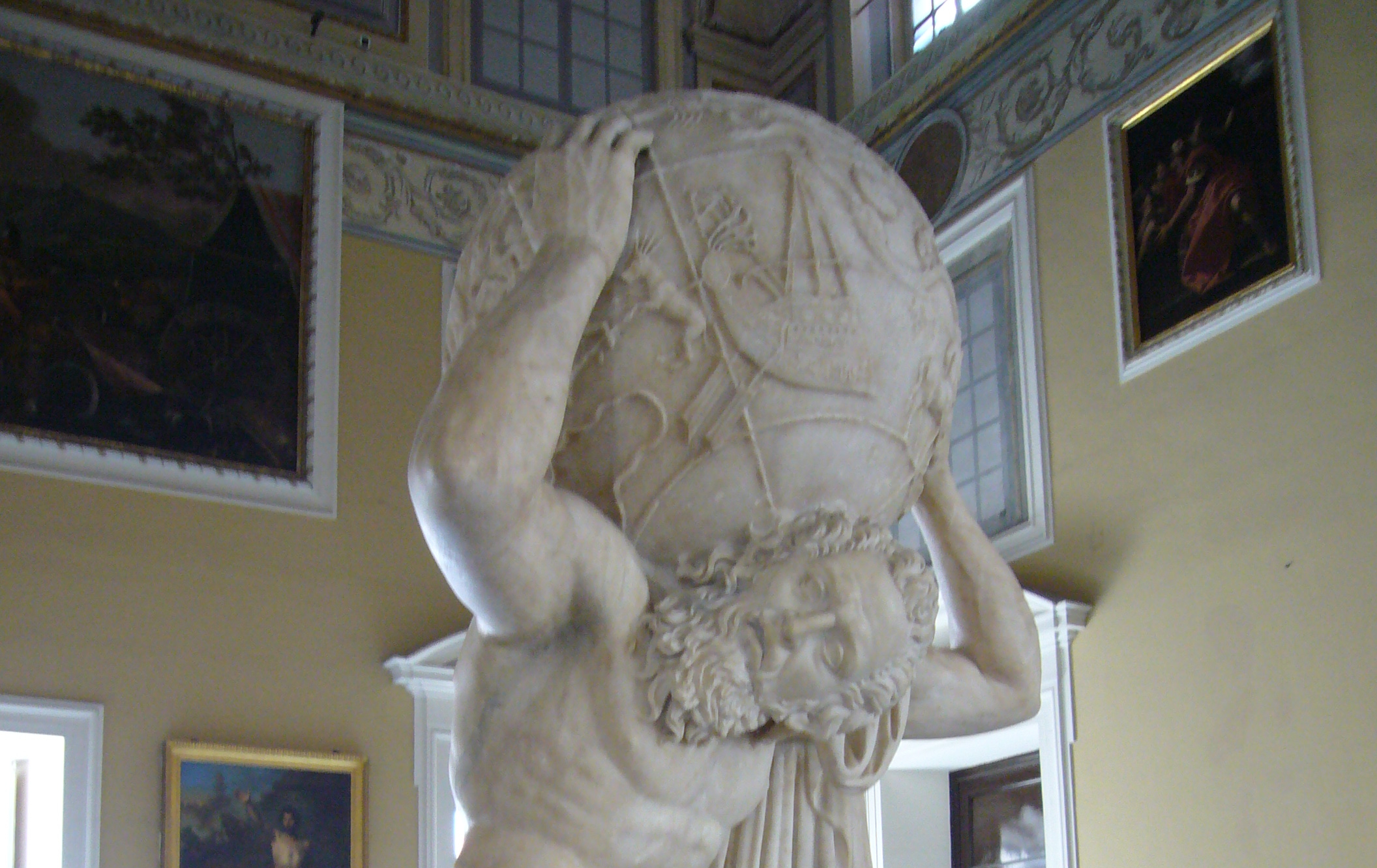 Roman statue of Atlas