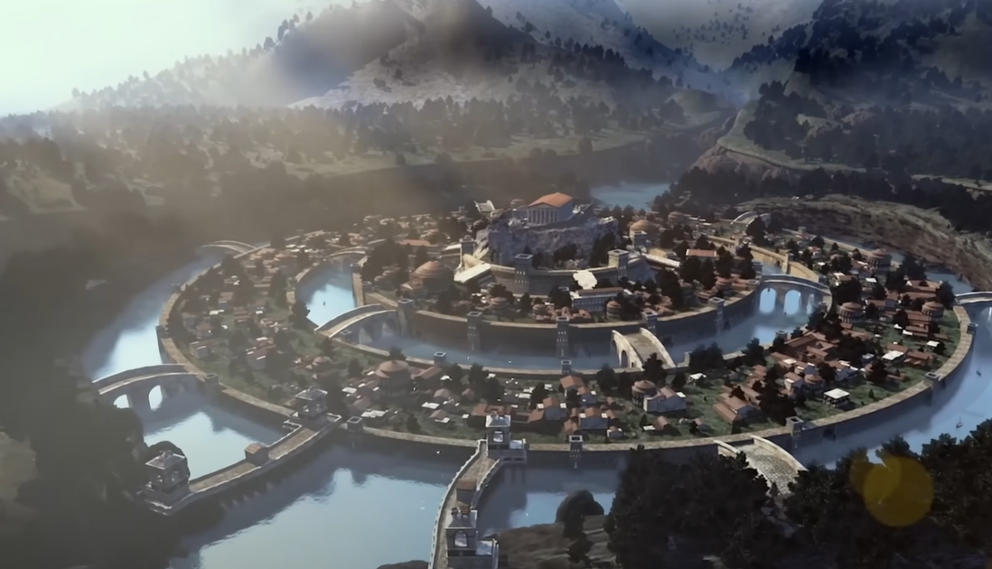 Atlantis 3d model video in Ancient Aliens (2009-)