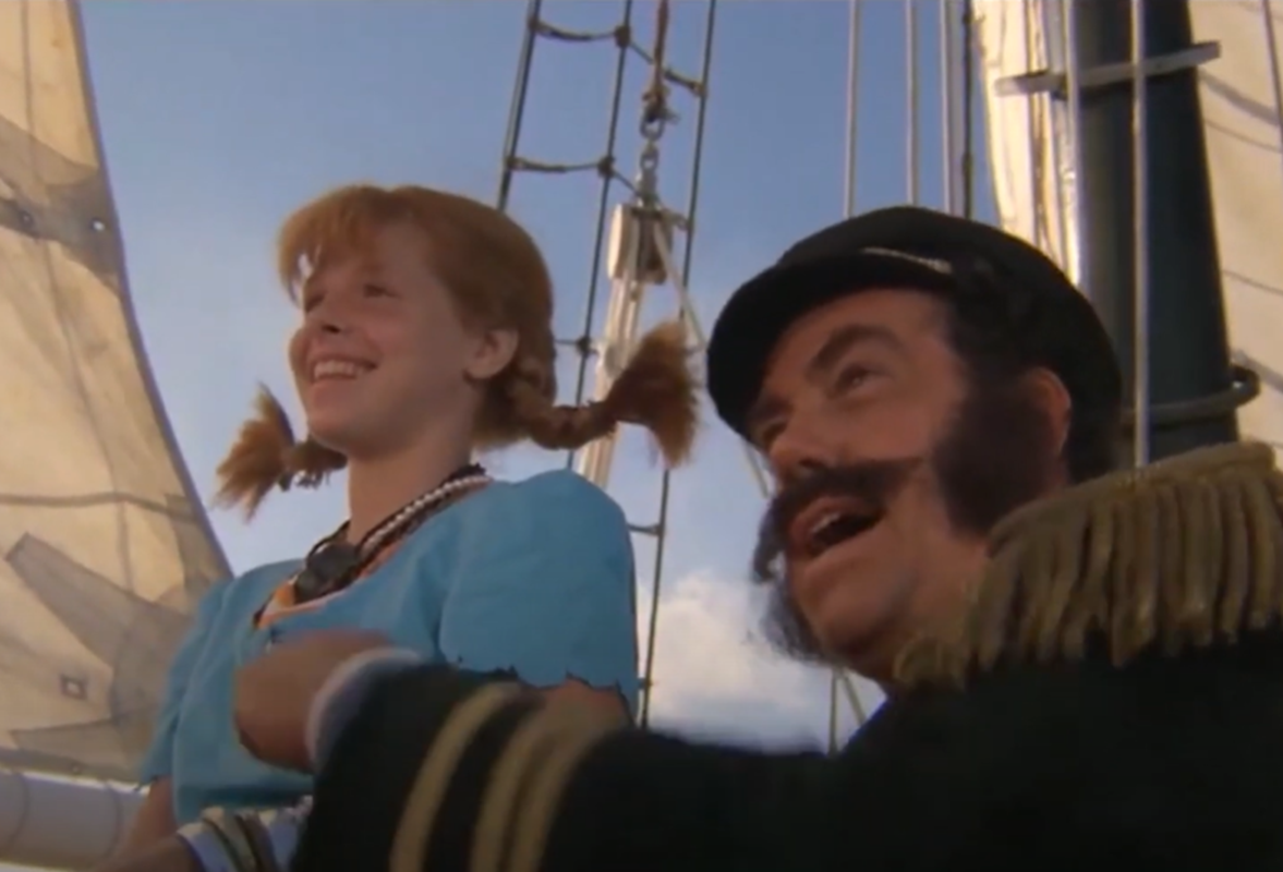 Screenshot of John Schuck (Capt. Efraim Longstocking) from - The New Adventures of Pippi Longstocking (1988)