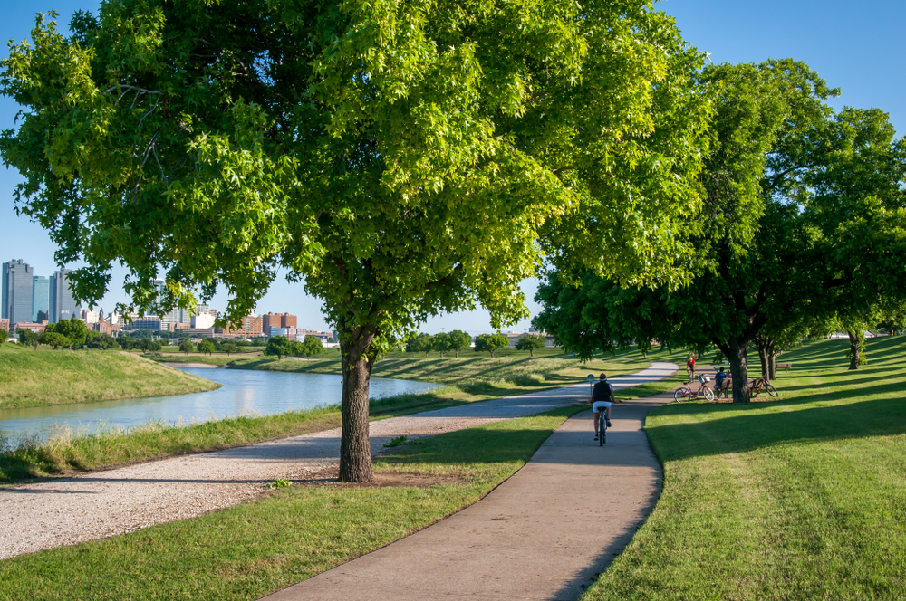 A park in Fort Worth, Texas