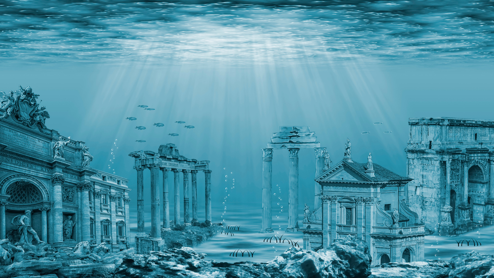 Ruins of the Atlantis civilization