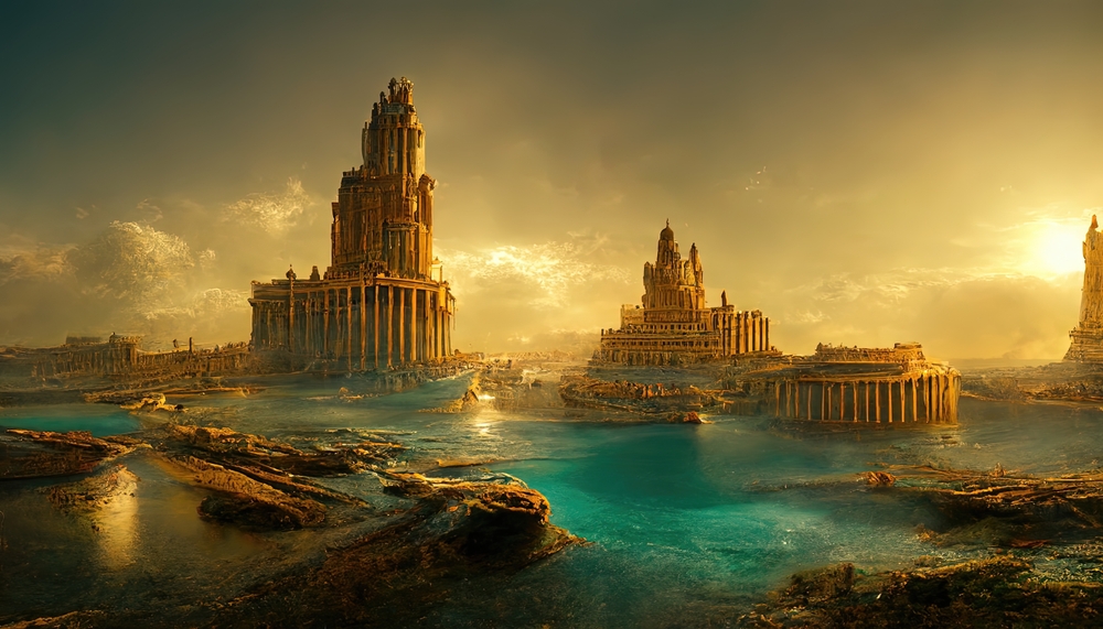 Atlantis, the lost underwater city