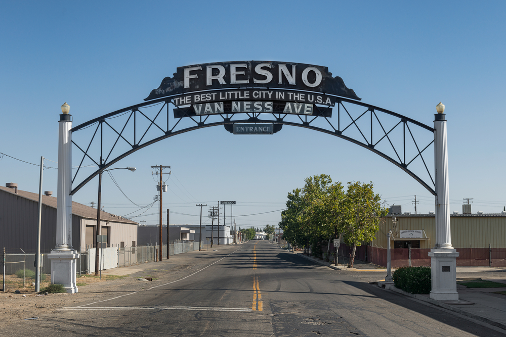 Fresno Best Little City in the U.S.A. sign