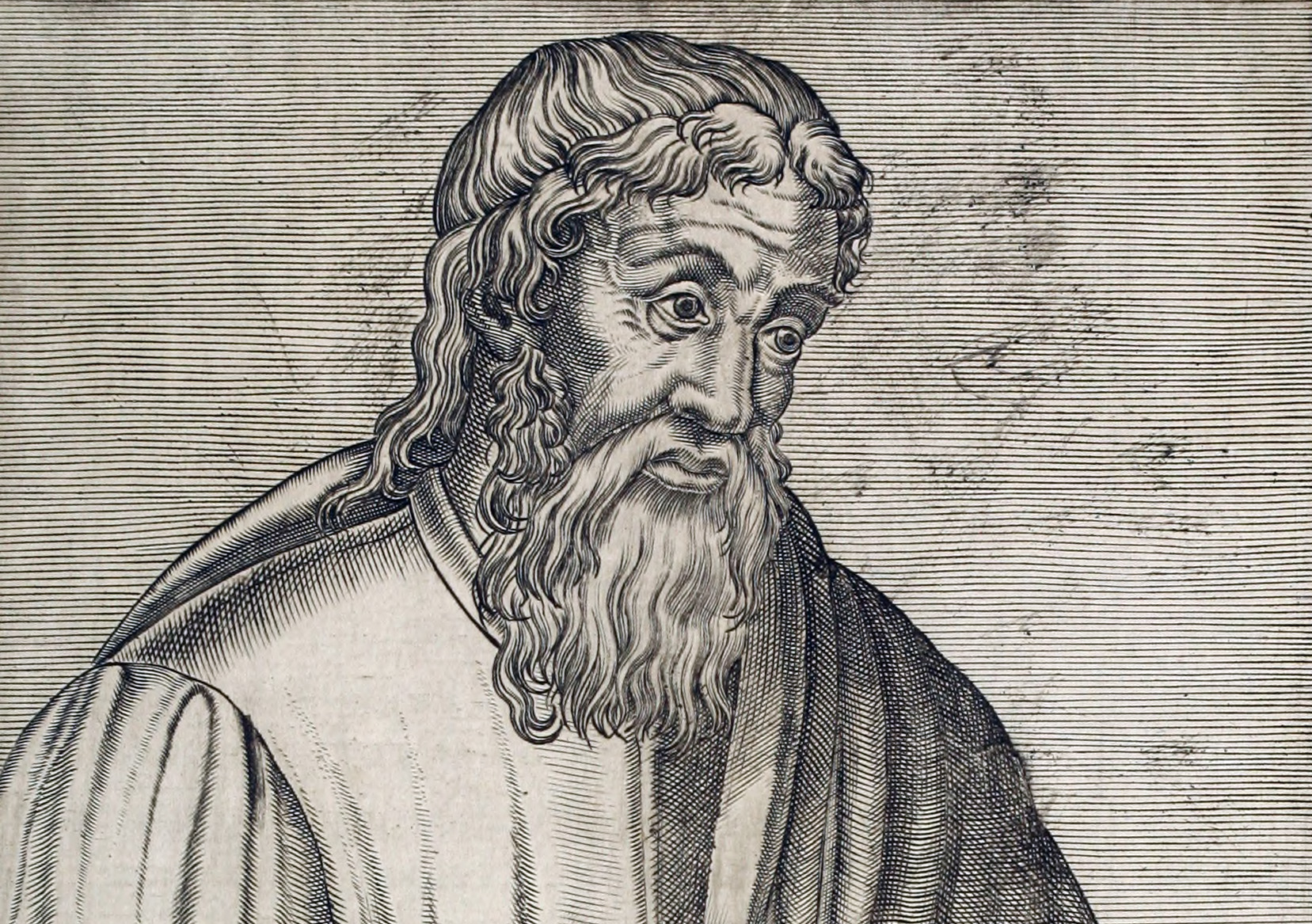 Geographer Strabo drawing