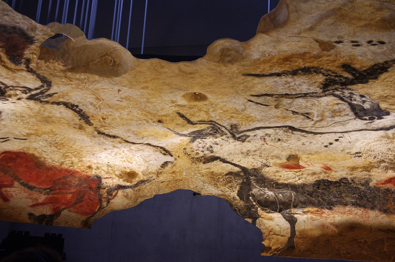 Cave painting in Lascaux, France