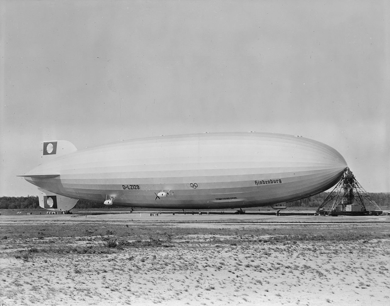 Hindenburg at lakehurst