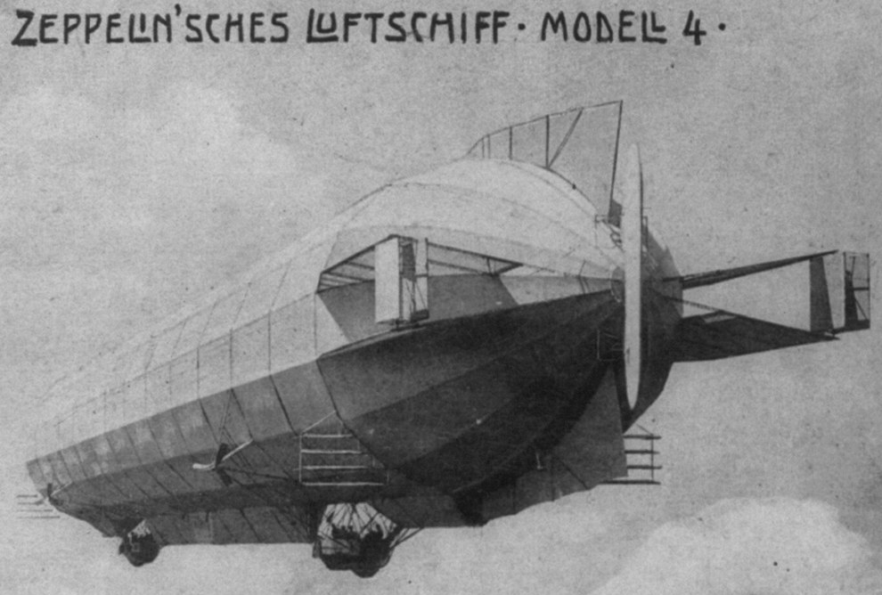 Zeppelin Airship, Model 4,