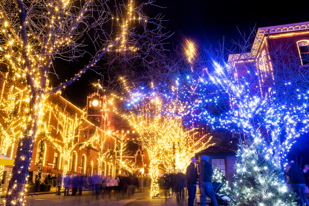 St. Louis, USA during Christmas holidays