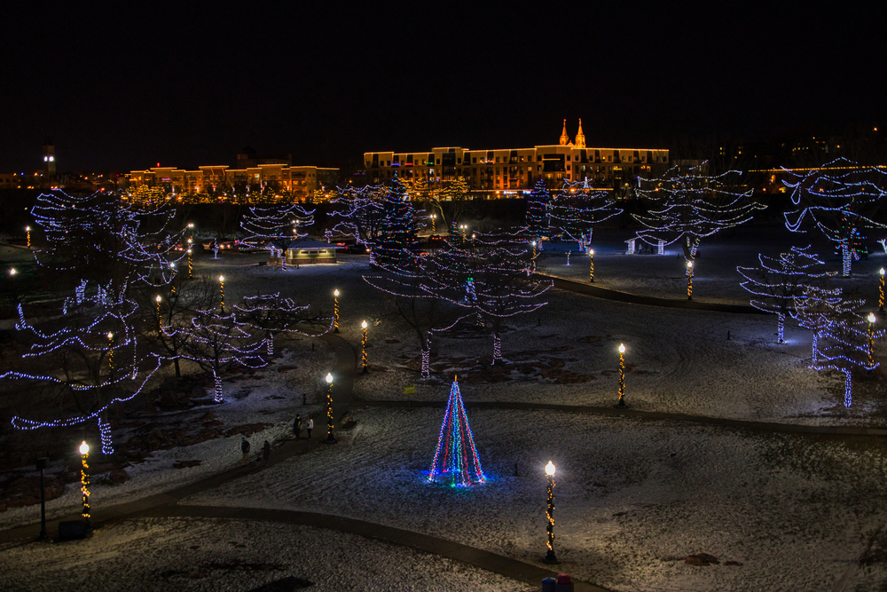 Sioux Falls  during Christmas holidays