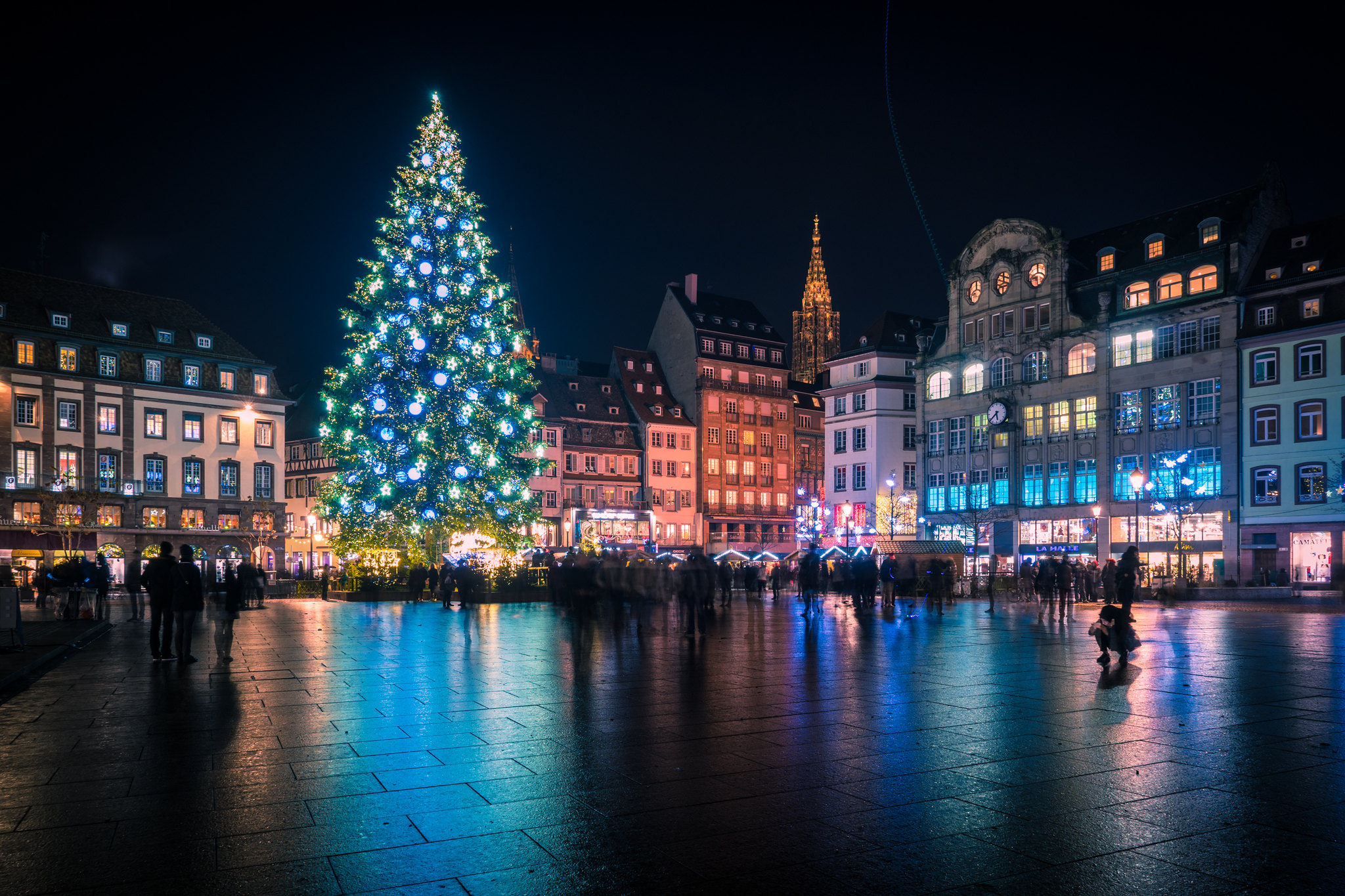 Strasbourg, France at Christmas