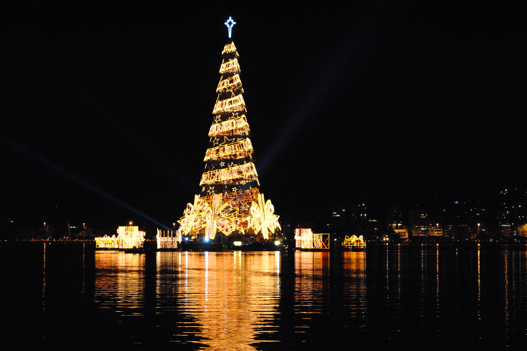 Christmas tree - Rio de Janeiro, Brazil.