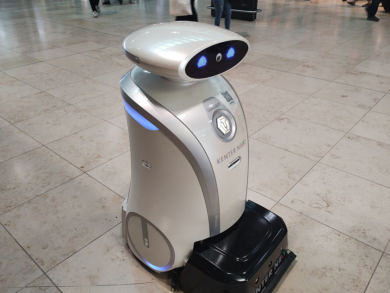 Cleaning Robot in a airport