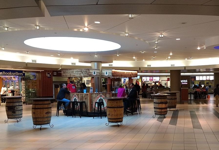 Interior of Nashville International Airport.