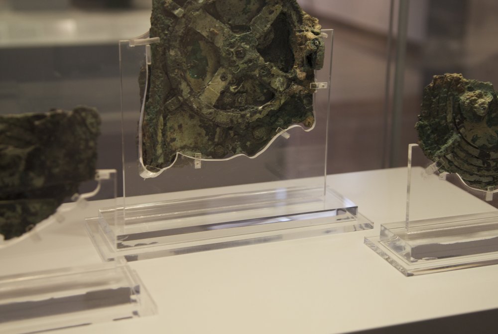 Close Up Photo of The Antikythera Mechanism, a Hellenistic astronomical computer