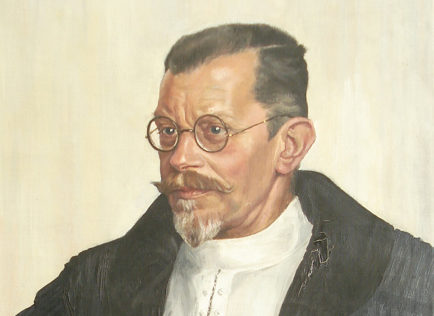 Portrait Painting of Albert Rehm German philologist by Albert Rehm Fischer