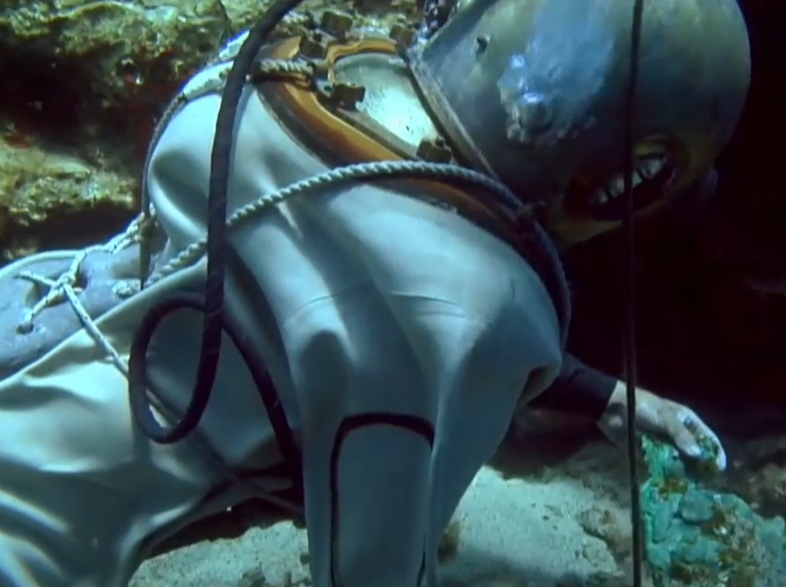 A visually captivating still taken from a pivotal moment in the documentary film Unlocking the secrets of the world's oldest computer (2022)