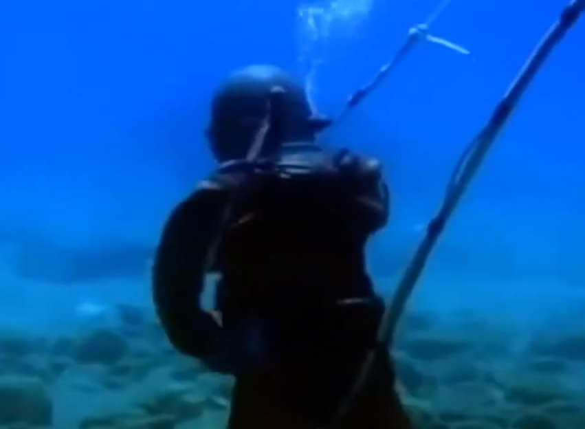 A visually captivating still taken from a pivotal moment in the documentary film Ancient Computer (2003)