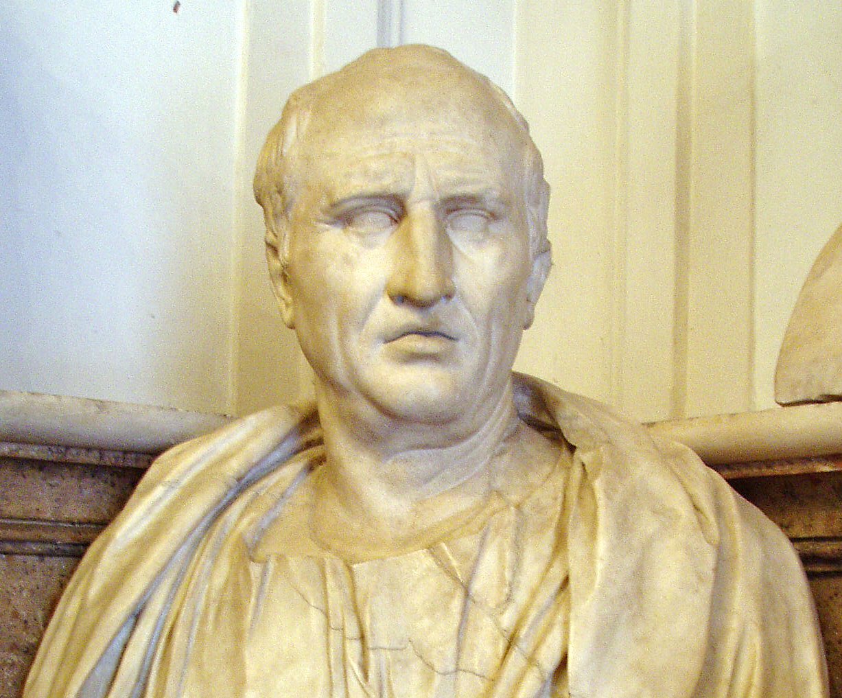 Close Up Photo of Bust of Cicero, Musei Capitolini, Rome