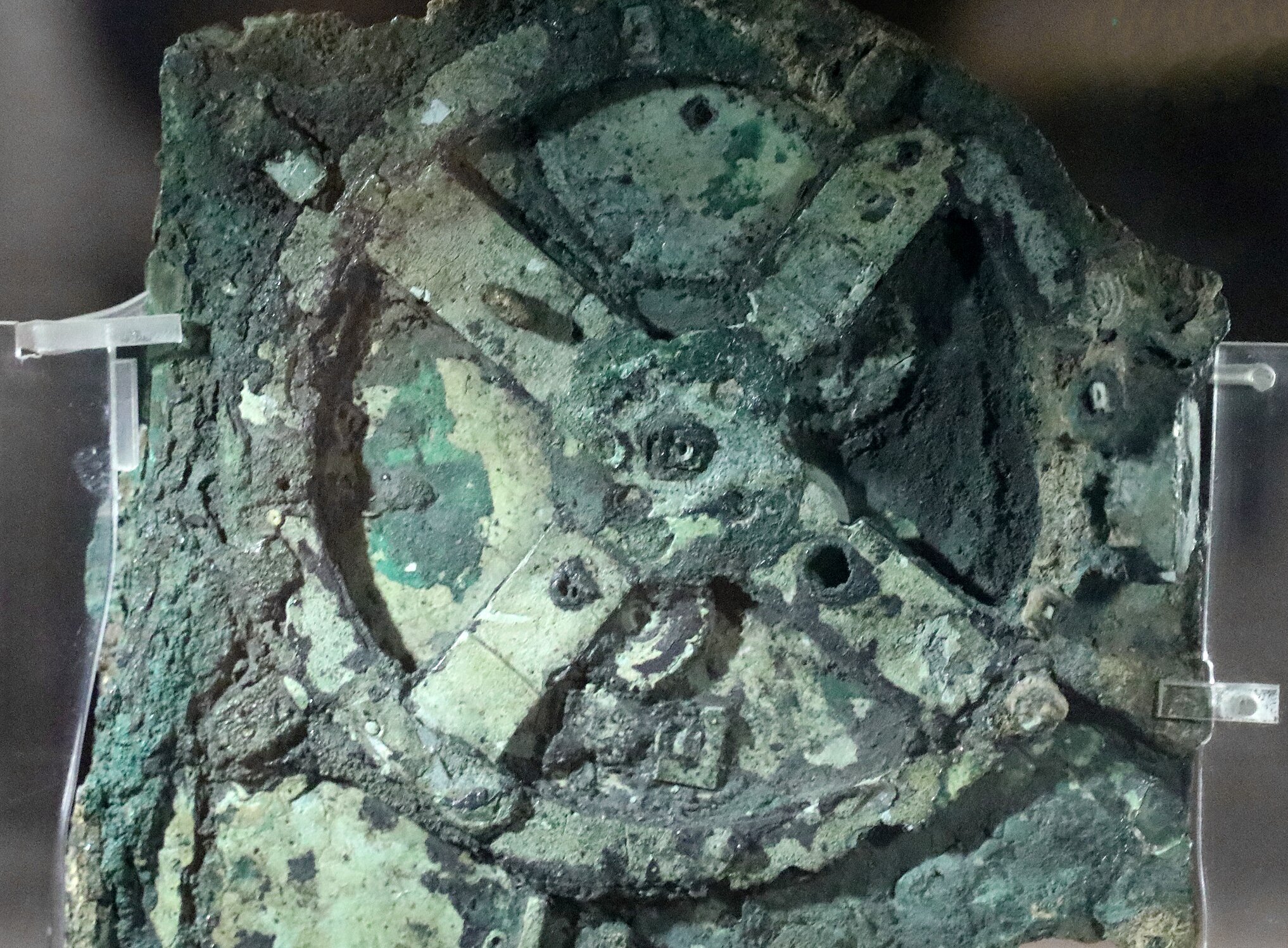 Close Up Photo of The Antikythera Mechanism, a Hellenistic astronomical computer