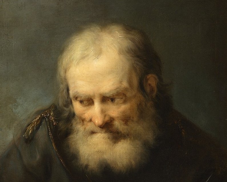 Archimedes Thoughtful (also known as Portrait of a Scholar) by Giuseppe Nogari