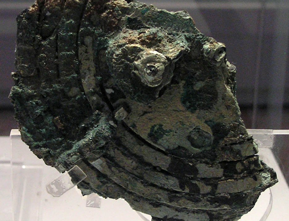 Close Up Photo of The Antikythera Mechanism, a Hellenistic astronomical computer