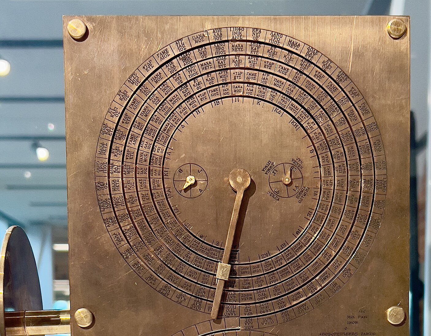 Close Up Photo of Reconstruction of The Antikythera Mechanism