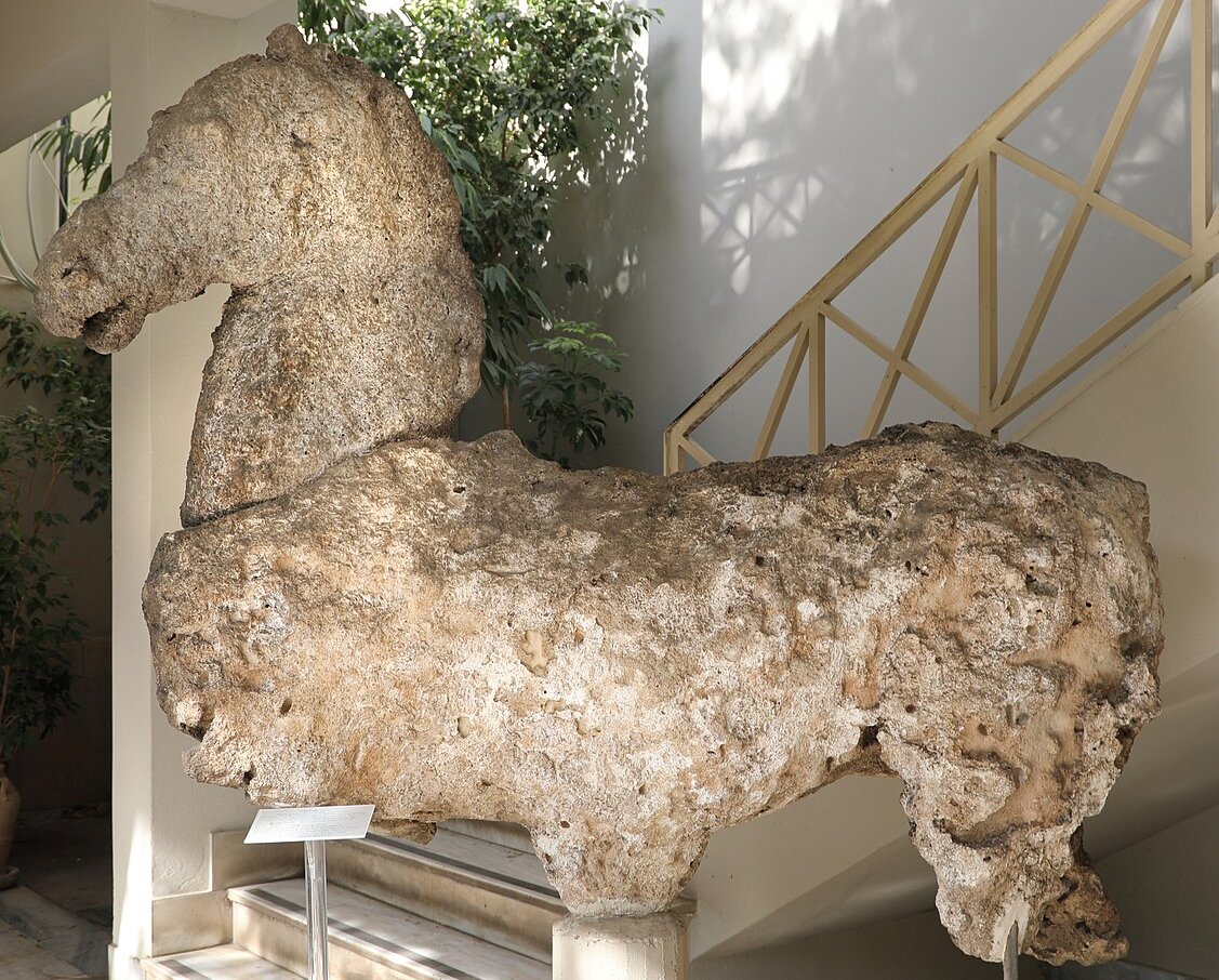 Horse Statue in the National Archaeological Museum of Athens