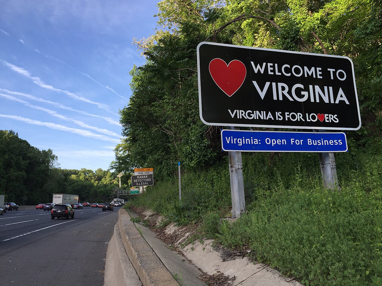 Welcome to Virginia sign