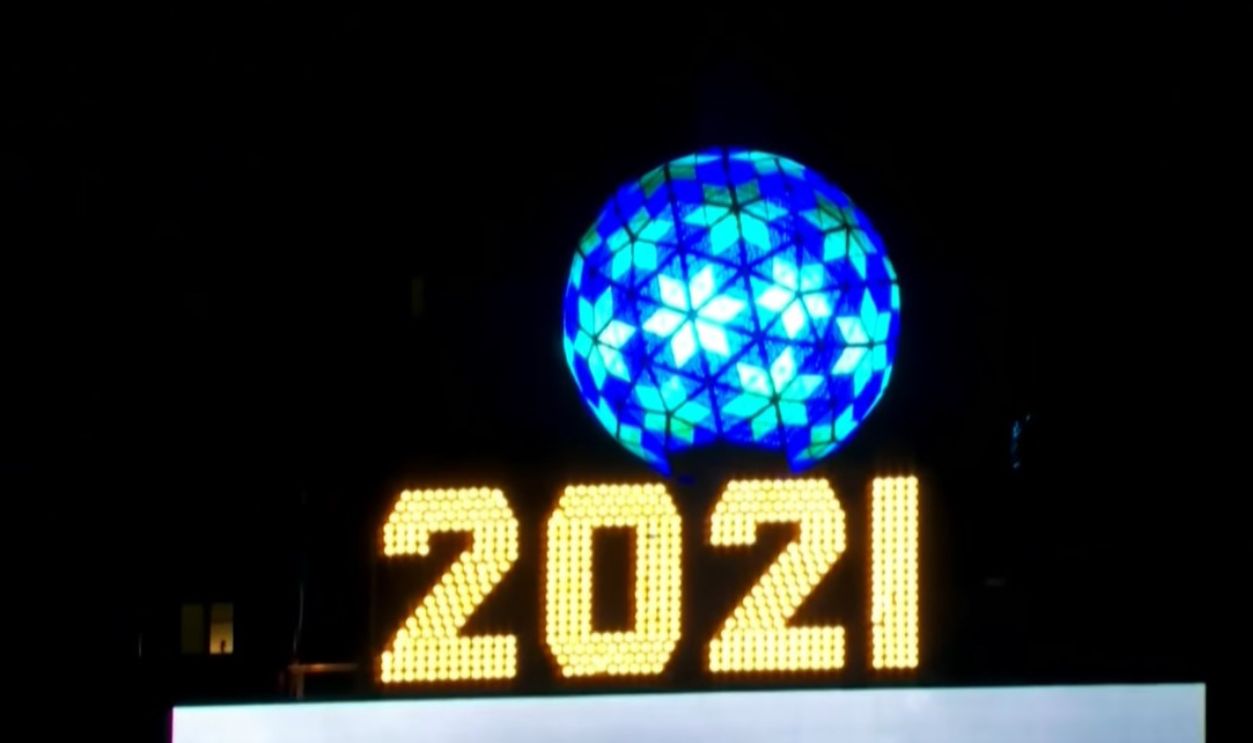 New Year's Eve 2021 celebration in Times Square