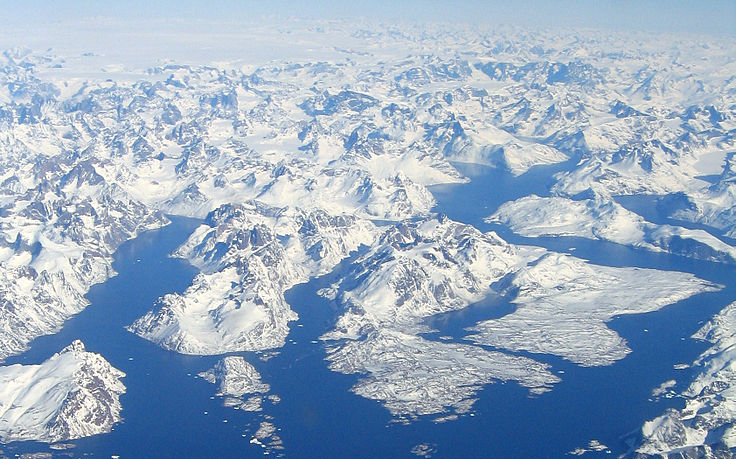 Aerial View Of Greenland - Cape Farewell