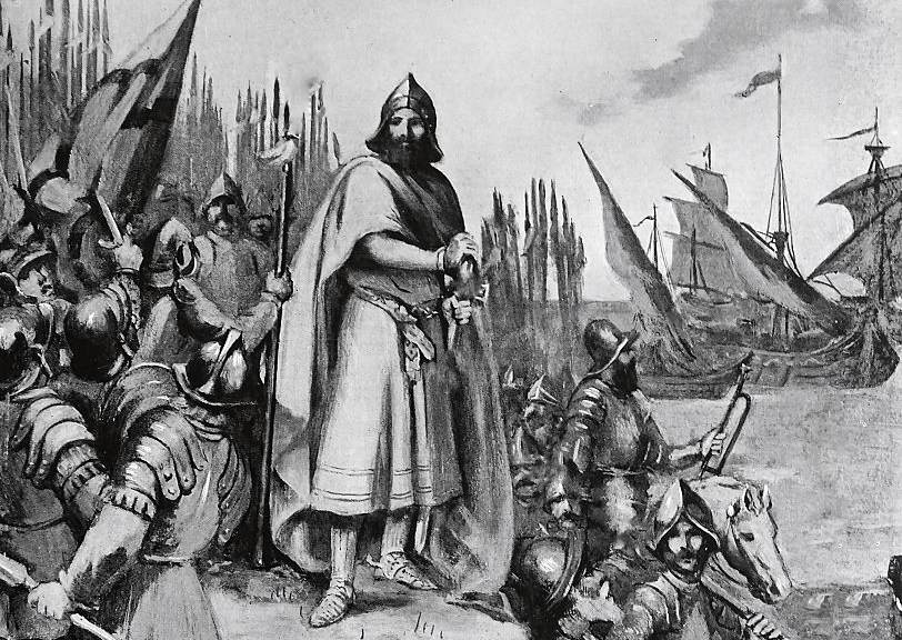 Erik (The Red) landing on the coast of Finland