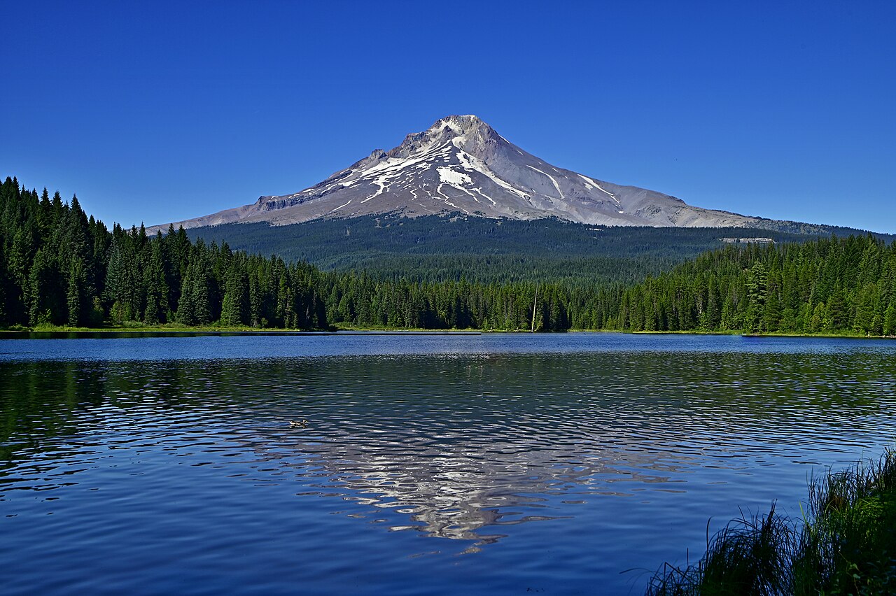 Oregon Mount Hood from Trillium Lake