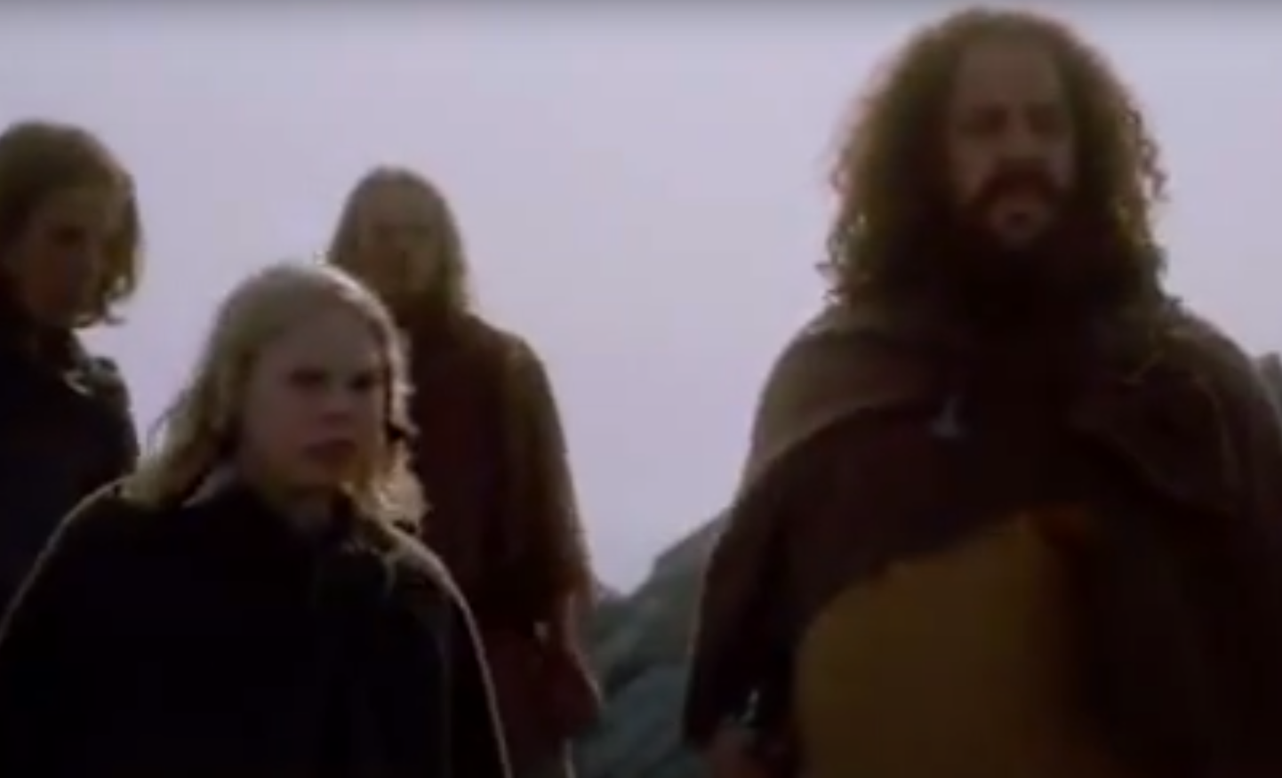 A screenshot from the short movie Vikings: Journey to New Worlds